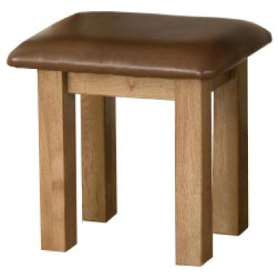 Limoges Solid Oak Dressing Table Stool